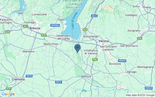 Kaart met locatie Parco Acquarica Cavour